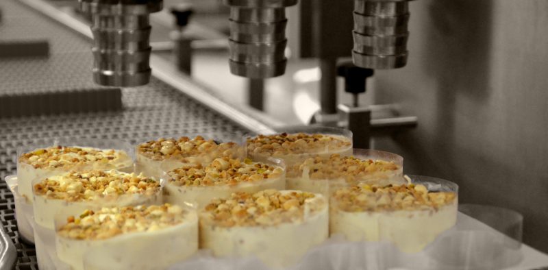 Photo Glaces de Lyon - desserts - spécialités individuelles - nougat - glace - crème - dessert - fabriqué en france